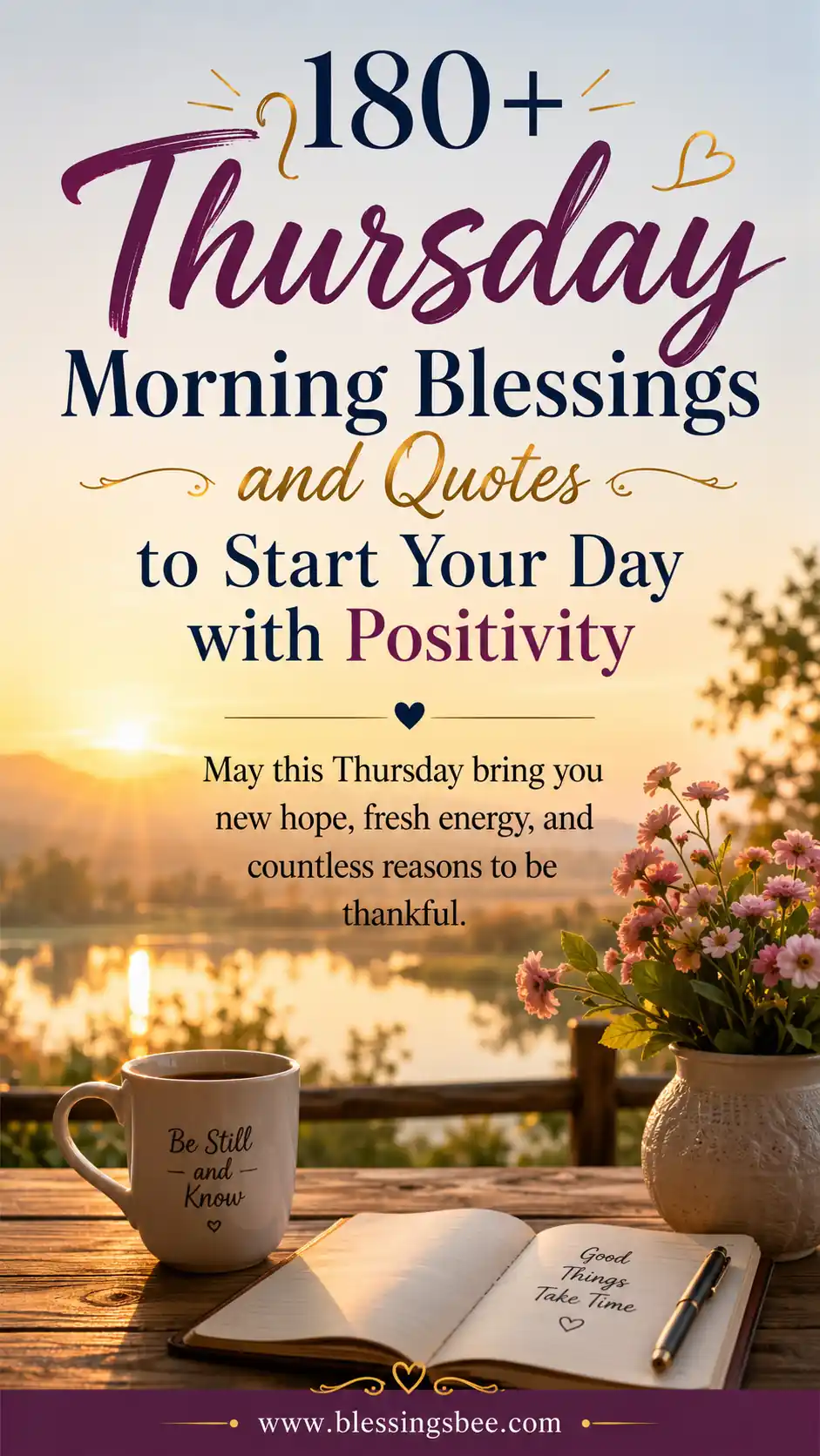 180+ Thursday Morning Blessings and Quotes to Start Your Day with Positivity