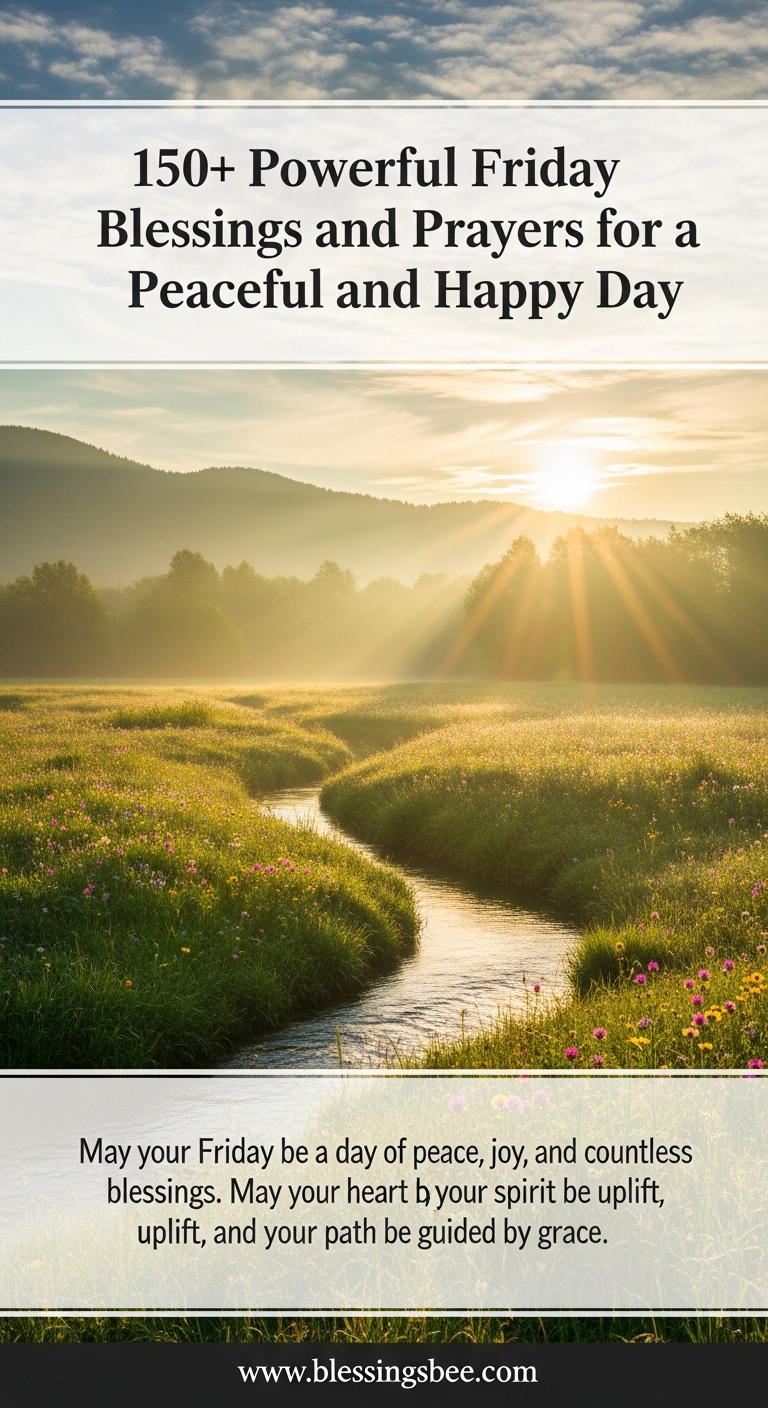 150+ Powerful Friday Blessings and Prayers for a Peaceful and Happy Day