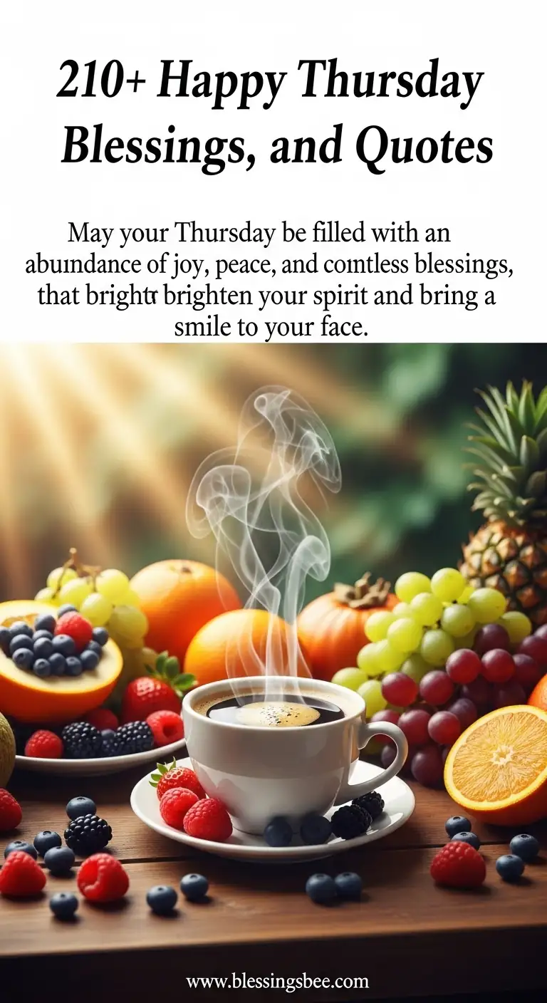 210+ Happy Thursday Blessings, Images, and Quotes
