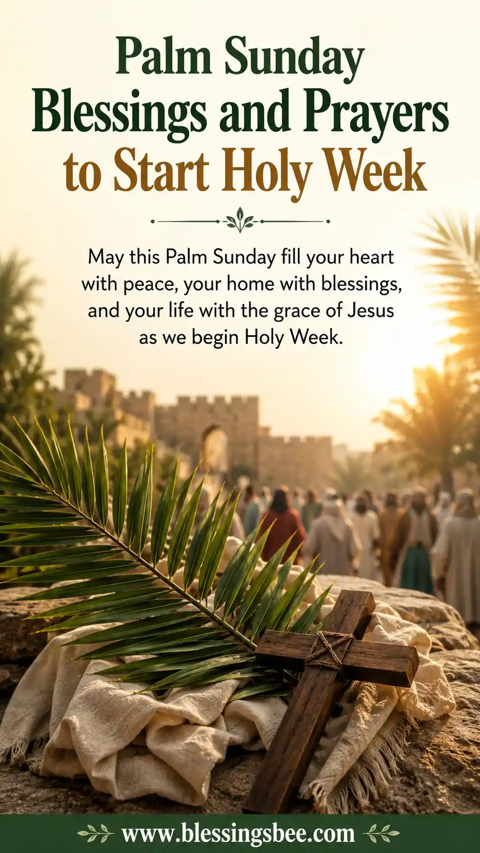 Palm Sunday Blessings and Prayers to Start Holy Week